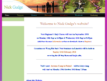 Tablet Screenshot of nickgudge.com